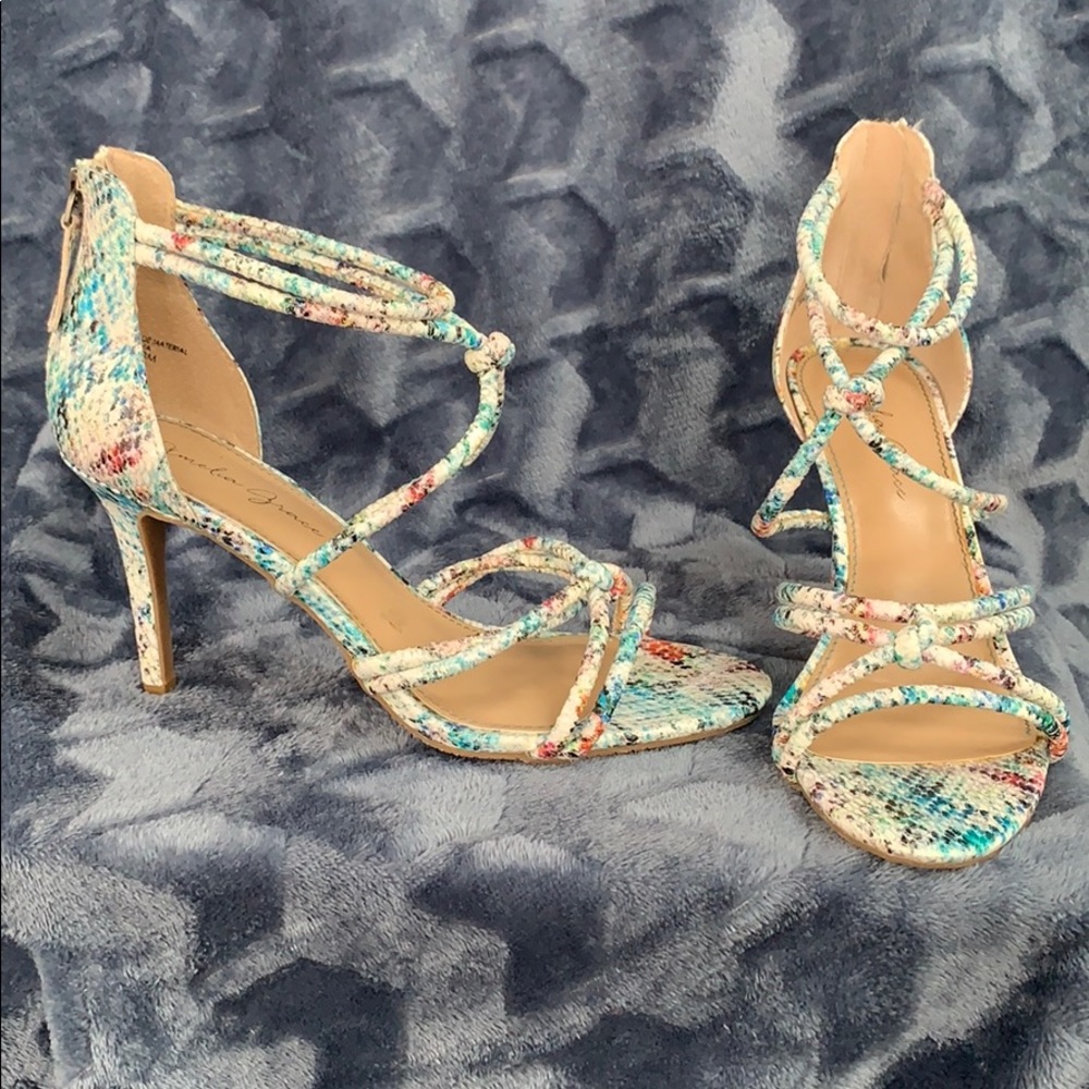 Snake multi colored 2” heels